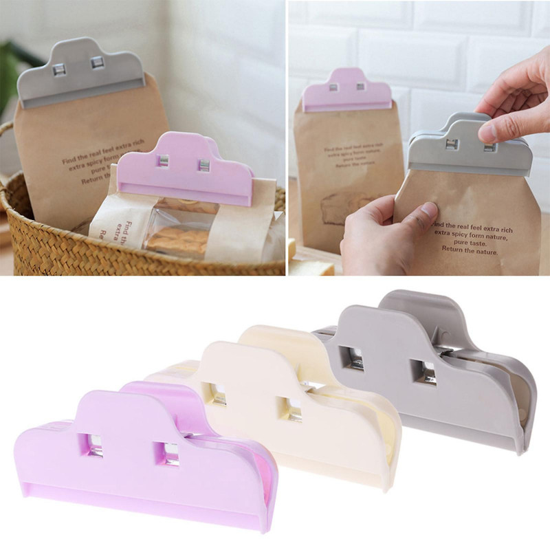 Dried Food Bag Sealed Clips Candy Waterproof Storage Package Sealing Clamp 10cm