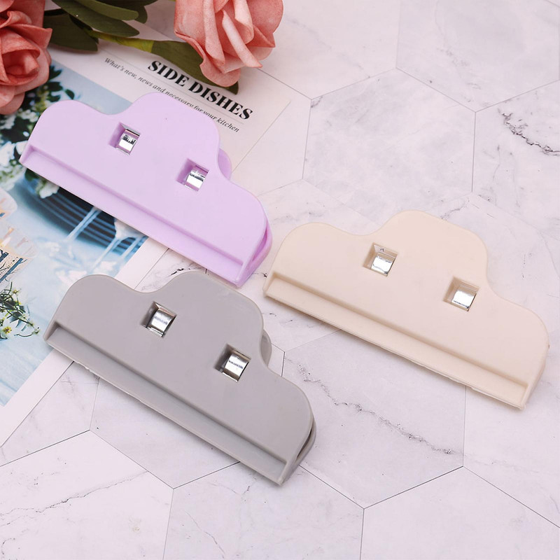 Dried Food Bag Sealed Clips Candy Waterproof Storage Package Sealing Clamp 10cm