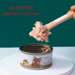 Pet Food Can Spoon Cute Look Easy Grip Comfort Handle For Dog And For Cat Cans Pet Food Can Spoon Cute Look Easy Grip Comfort Handle For Dog And For Cat Cans