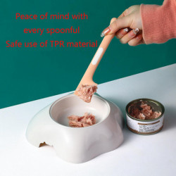 Pet Food Can Spoon Cute Look Easy Grip Comfort Handle For Dog And For Cat Cans Pet Food Can Spoon Cute Look Easy Grip Comfort Handle For Dog And For Cat Cans