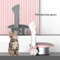 Pet Canned Spoon Adorable Lovely Paw Design Wide Application Tableware Tool Silicone Cat Food Can Li Pet Canned Spoon Adorable Lovely Paw Design Wide Application Tableware Tool Silicone Cat Food Can Li
