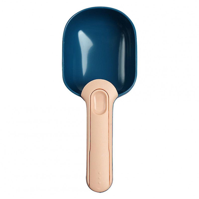 2pcs Practical Pet Food Spoon With Clip Garden Dog Cat Feeding Shovel Cute Home