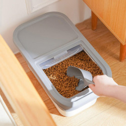 Dog Food Spoon Flat Bottom Design Large Opening with Hanging Hole Pet Dog Cat Food Serving Shovel Dog Food Spoon Flat Bottom Design Large Opening with Hanging Hole Pet Dog Cat Food Serving Shovel