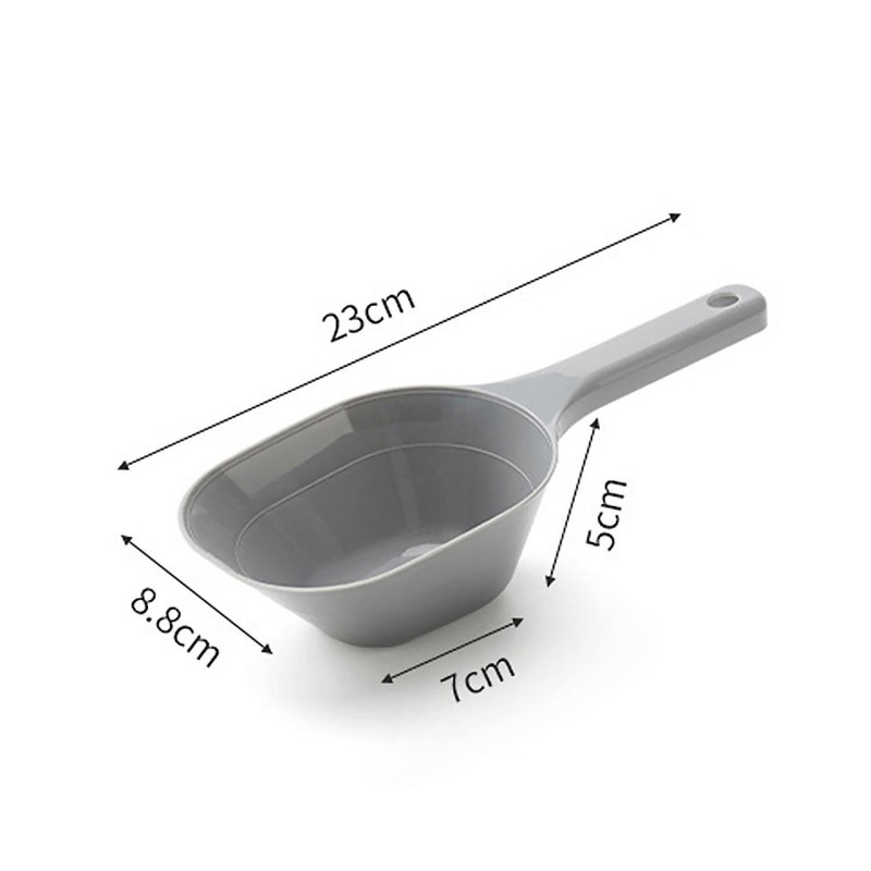 Dog Food Spoon Flat Bottom Design Large Opening with Hanging Hole Pet Dog Cat Food Serving Shovel