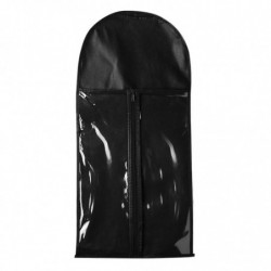 3pcs Dustproof Hair Extensions Wig Storage Bag Holder Case Protect Black
