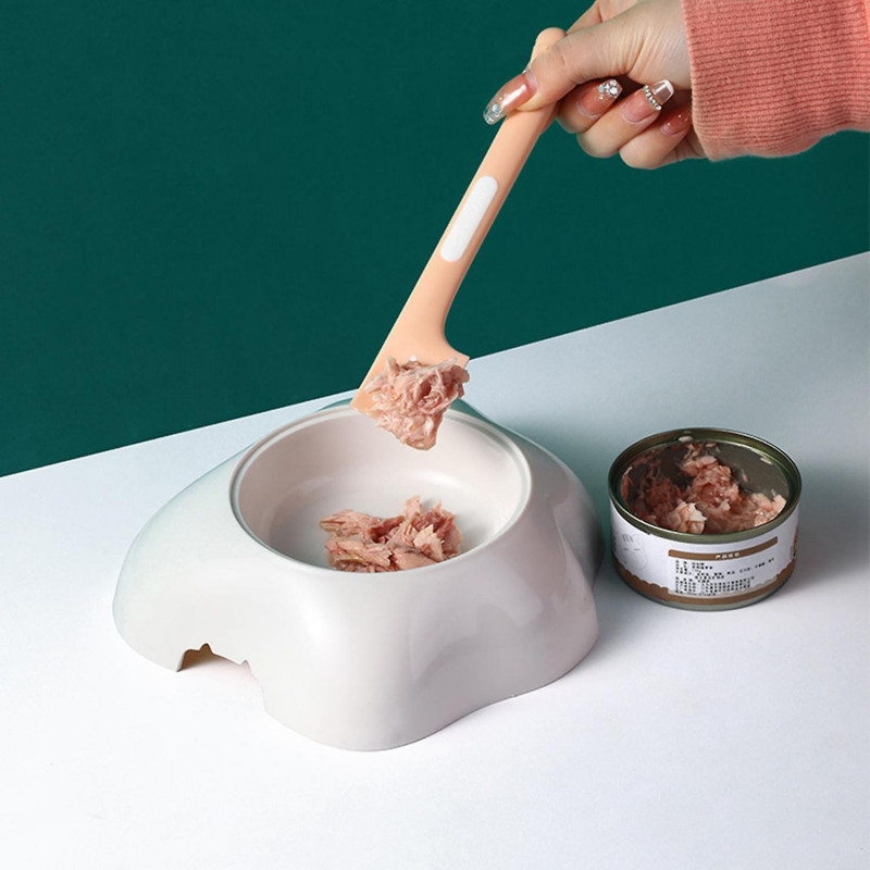 Pet Canned Spoon Long Handle Pet Tableware Cat Food Spatula Pet Wet Food Mixing Spoon Pet Supplies