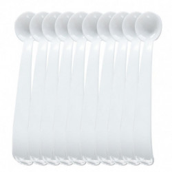 ZHOUBA 10Pcs Mini Portable Plastic 2g Medicine Powder Salt Precise Measuring Spoons ZHOUBA 10Pcs Mini Portable Plastic 2g Medicine Powder Salt Precise Measuring Spoons
