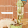 1 Set Rabbit Food Feeder Convenient Large Capacity Small Pet Food Feeding Dispenser Small Animals Su