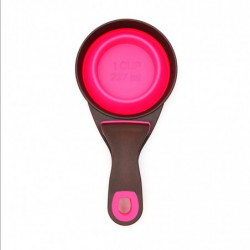 Pet Collapsible Scoop Silicone Cup 1/4, 1/2, 1 Cup Kids Measuring Cups Pet Collapsible Scoop Silicone Cup 1/4, 1/2, 1 Cup Kids Measuring Cups