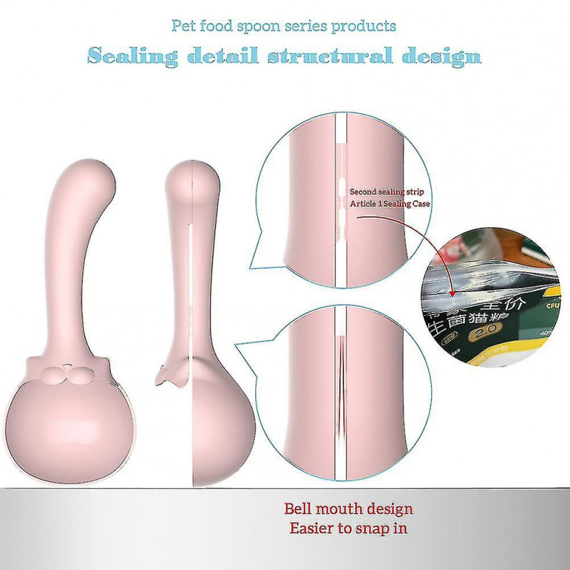 Practical Cat Food Spoon Dual Function Pet Food Spoon For Indoors