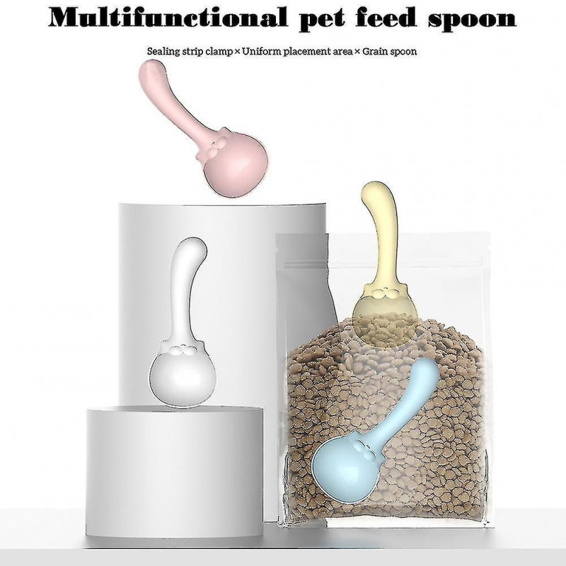 Practical Cat Food Spoon Dual Function Pet Food Spoon For Indoors