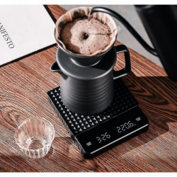 Led Frosted Hand-brewed Coffee, Charging Timing, Automatic Timing Electronic Scale, Multi-purpose Kitchen Baking Led Frosted Hand-brewed Coffee, Charging Timing, Automatic Timing Electronic Scale, Multi-purpose Kitchen Baking