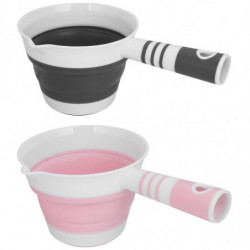 2 Pack Foldable Water Ladle, Collapsible Water Scoop Dipper, Folding Bath Spoon Ladle, Space Saving-GJ 2 Pack Foldable Water Ladle, Collapsible Water Scoop Dipper, Folding Bath Spoon Ladle, Space Saving-GJ