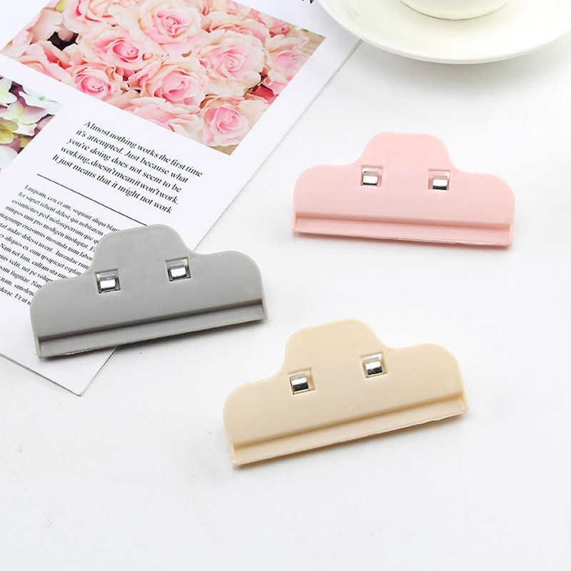 6Pcs Food Storage Sealing Clips Reusable Kitchen Tool Plastic Snack Food Tea Bag Sealing Clip for Ki-ZZY