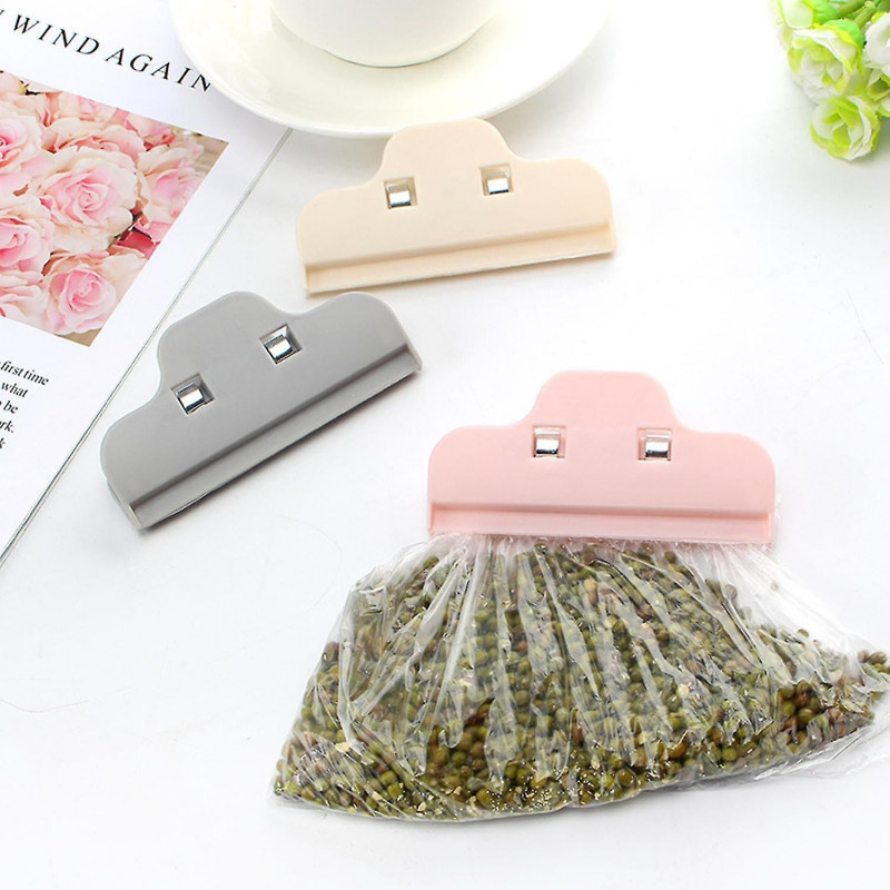 6Pcs Food Storage Sealing Clips Reusable Kitchen Tool Plastic Snack Food Tea Bag Sealing Clip for Ki-ZZY