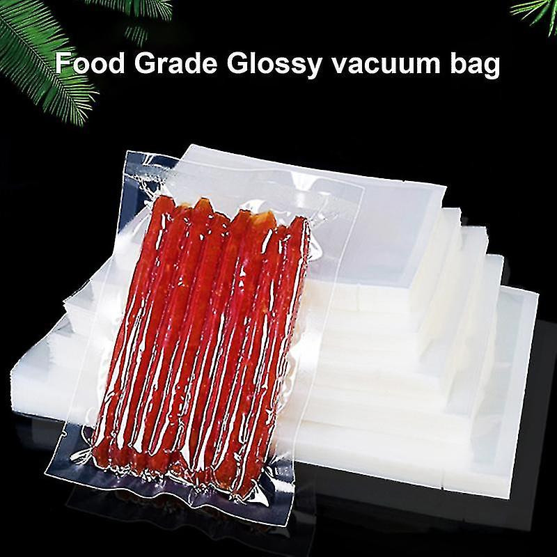 100Pcs/Set Sealing Bag Good Toughness Large Capacity PET Thick Compatible Food Storage Pouch Kitchen