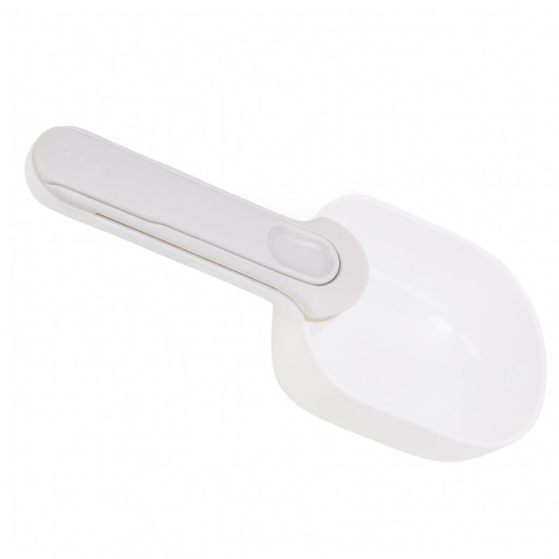 Dog Food Scoop with Long Handle and Clip Design for Cats and Dogs