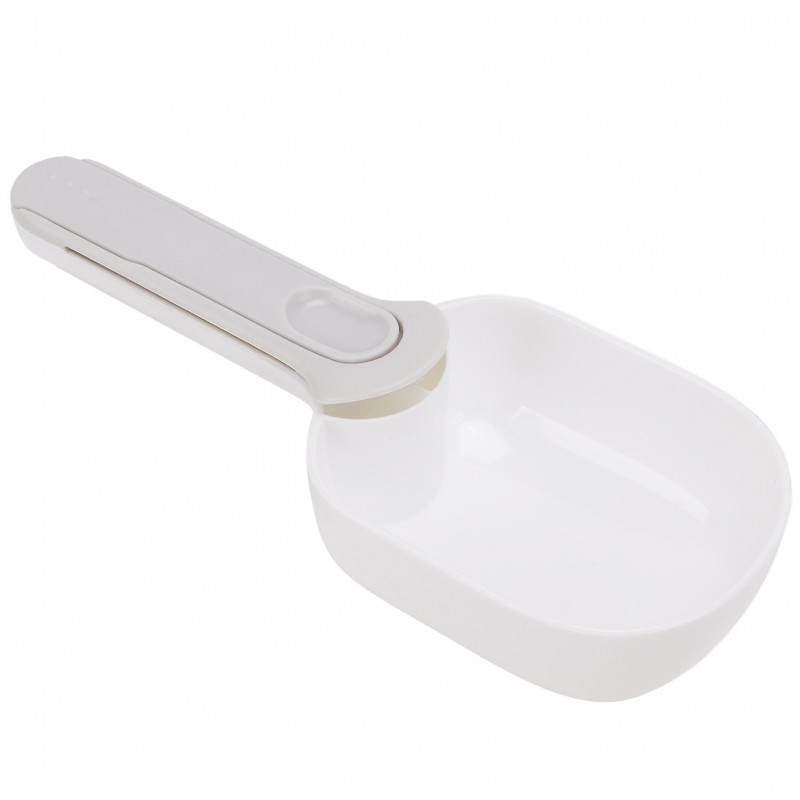 Dog Food Scoop with Long Handle and Clip Design for Cats and Dogs