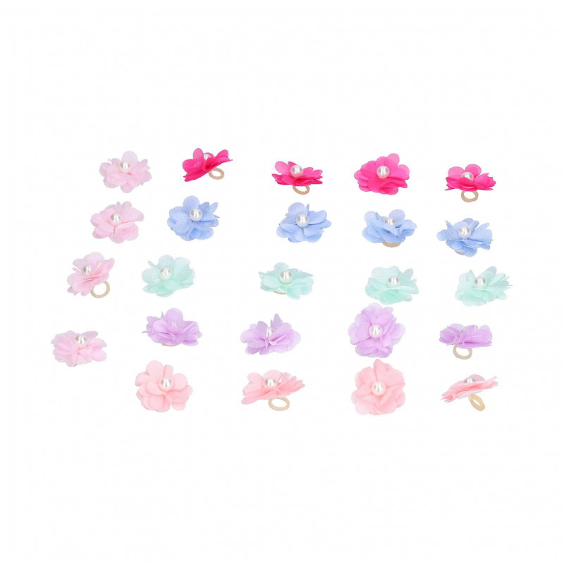 Pet Dog Rubber Bands for Small Dogs Top Knot Grooming Accessories in Random Colors