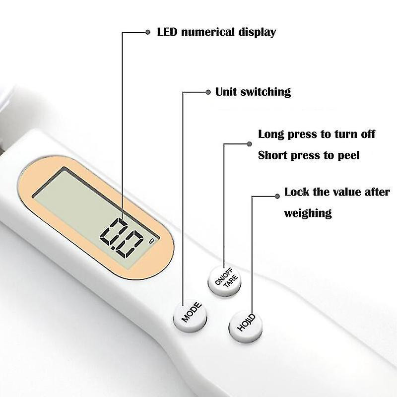 Electronic Kitchen Scale 500g 0.1g Lcd Display Digital Weight Measuring Spoon Digital Spoon Scale Mini Kitchen Tool