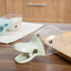 Food Scoop Clip Essential Creative Duck Mouth Shape Transparent Cat Dog Food Shovel for Sealing Food Scoop Clip Essential Creative Duck Mouth Shape Transparent Cat Dog Food Shovel for Sealing
