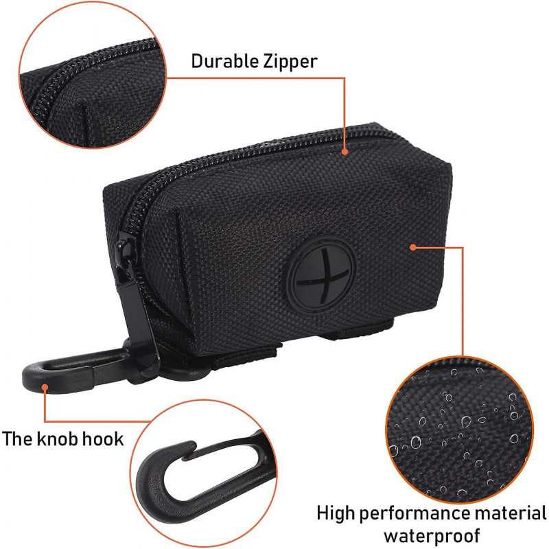 Dog Poop Bag Dispenser, Pack Of Lmell 2 Dog Poop Bag Holder Dispenser With 2 Rolls