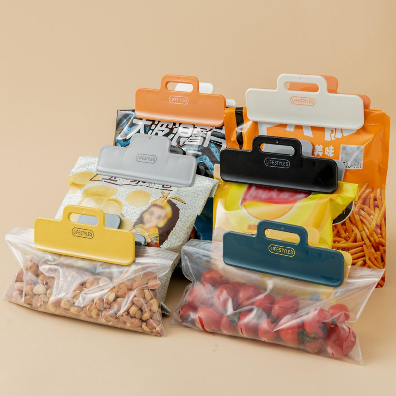 OuZhan Seal Clips Airtight Multi-purpose Plastic Wide Application Food Sealed Clips for Home