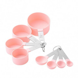 8Pcs/Set Measuring Spoon Healthy Accurate Eco-friendly Easy to Clean Lightweight Home Bakers Chefs 8Pcs/Set Measuring Spoon Healthy Accurate Eco-friendly Easy to Clean Lightweight Home Bakers Chefs