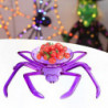 Halloween Spider Candy Tray Stackable Food Grade Plastic Large Capacity Multi-functional Snack Fruit