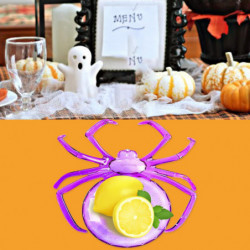 Halloween Spider Candy Tray Stackable Food Grade Plastic Large Capacity Multi-functional Snack Fruit Halloween Spider Candy Tray Stackable Food Grade Plastic Large Capacity Multi-functional Snack Fruit