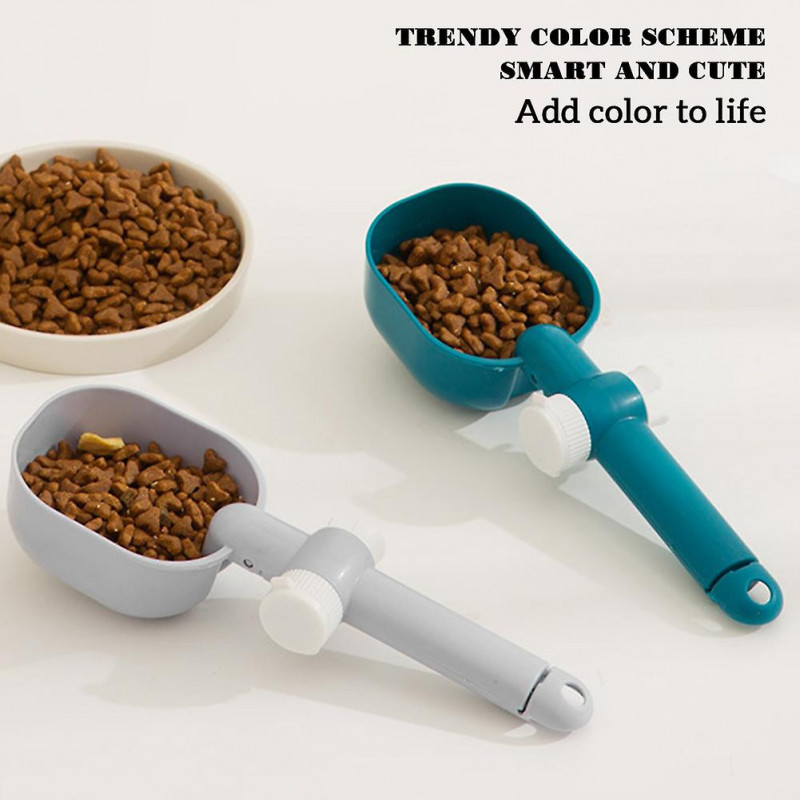 Cuillère multifonctionnelle de nourriture pour animaux de compagnie Cuillère de nourriture pour chien à double [...]