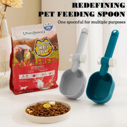 Cuillère multifonctionnelle de nourriture pour animaux de compagnie Cuillère de nourriture pour chien à double [...]