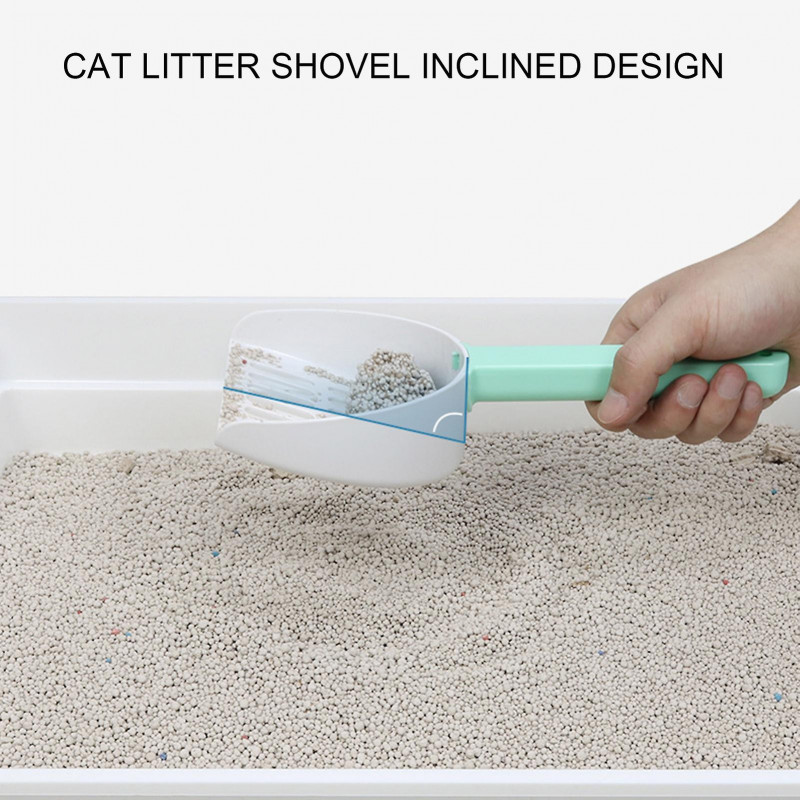Pet Litter Scoop Multifunctional Clean Tool Plastic Pet Poop Shovel Litter Box Shovel Cat Supplies