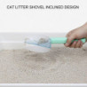 Pet Litter Scoop Multifunctional Clean Tool Plastic Pet Poop Shovel Litter Box Shovel Cat Supplies
