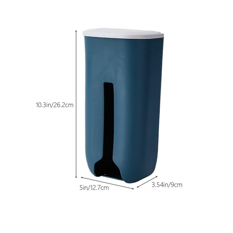 Plastic Bag Storage Box Kitchen Wall-mounted Garbage Bag Box Extraction Garbage Bag Storage Box GAO3083