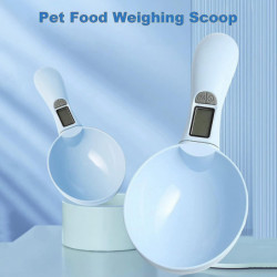 Animaux de compagnie Grain Scoop, Pet E-pesée et mesure Scoop, Digital Lcd Screen Measure Scoop, Portable Food [...]