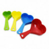 4pcs Measuring Spoon Cups Tea Coffee Flour Scoop Scale Plastic Cookie