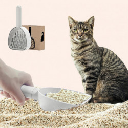 Multifunctional Pet Litter Scoop Pickup Plastic Poop Scoop Pet Cleaning Scooping Tools Pet Poop Dog Poop Spatula [...]