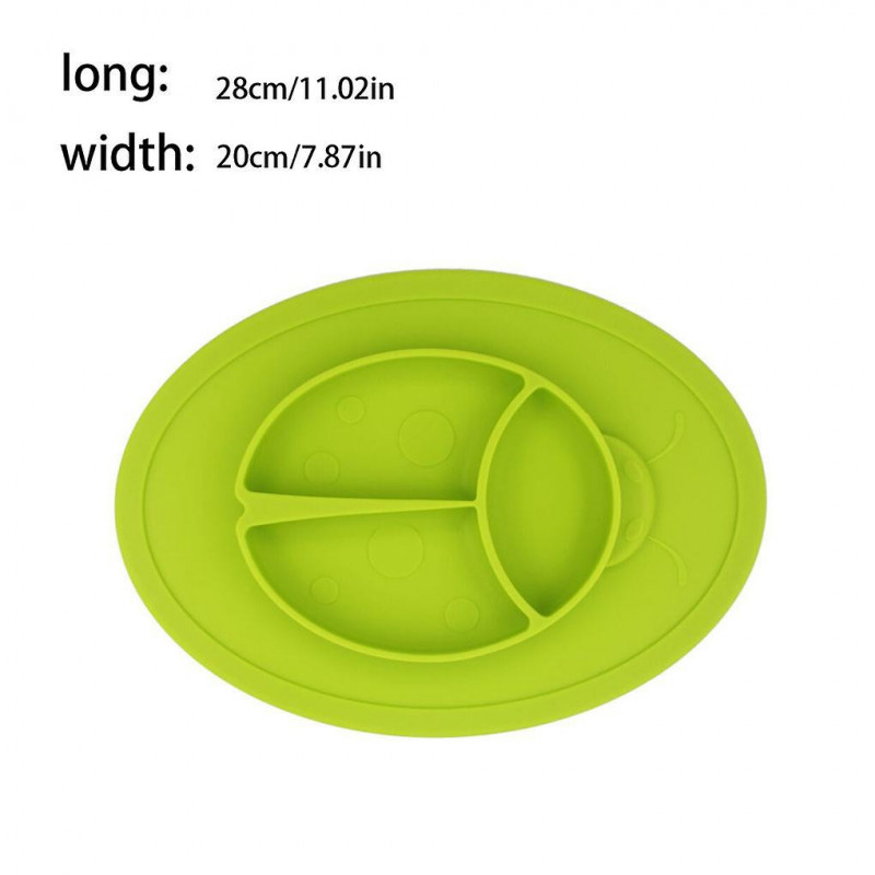 Bowls Cute Solid Color Lightweight Silicone Dishes Children