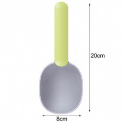 Multifunctional Dog Food Spoon Pet Feeding Spoon With Sealed Bag Clip