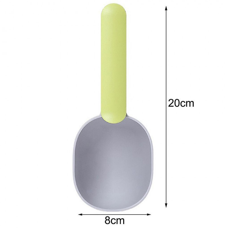 Multifunctional Dog Food Spoon Pet Feeding Spoon With Sealed Bag Clip