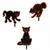 1/2 Black Signs Cat Durable And Stylish Garden Decoration For