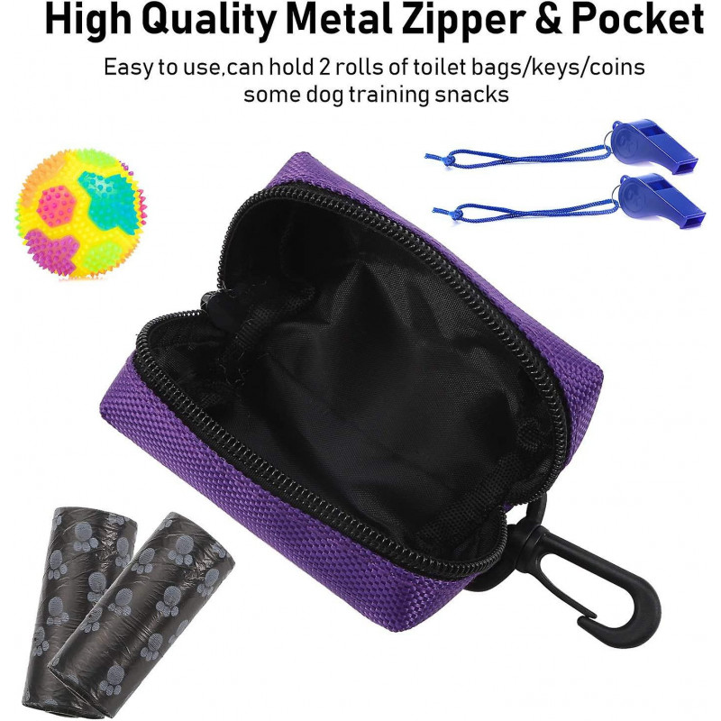 Dog Poop Bag Dispenser, Pack Of Lmell 2 Dog Poop Bag Holder Dispenser With 2 Rolls