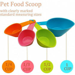 Pet Food Scoopsmall Measuring Cups Spoon(random Color)