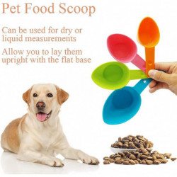 Pet Food Scoopsmall Measuring Cups Spoon(random Color)