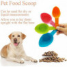 Pet Food Scoopsmall Measuring Cups Spoon(random Color)