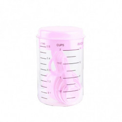 ZHOUBA 7Pcs/Set Plastic Measuring Cup Spoon Flour Milk Baking Tool Kitchen Supplies