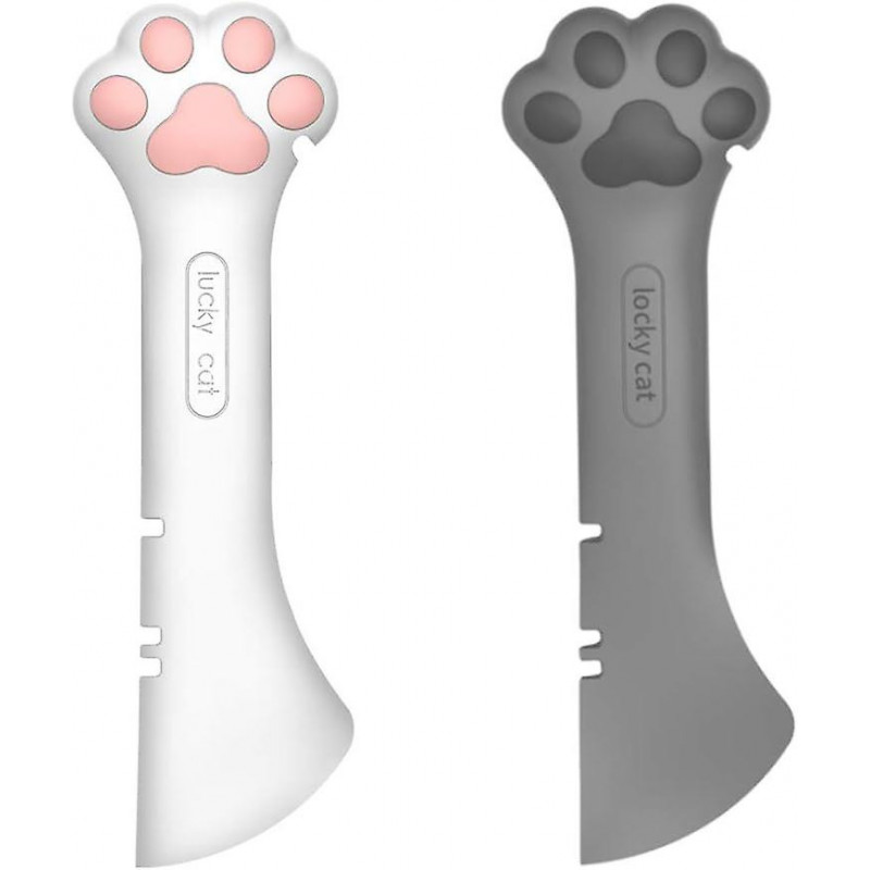 2Pack Pet Can Opener Multifuctional Small PET Food Can Spoon Set/Adorable Silicone Food Canned Spoon for Dogs and [...]
