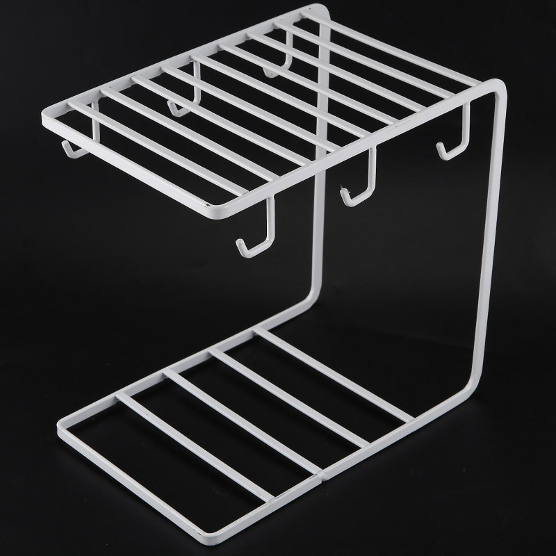 Kitchen Supplies Multi-Functional Innovative Iron Stand Supporter Drying Rack Water Bottle Mug Hold