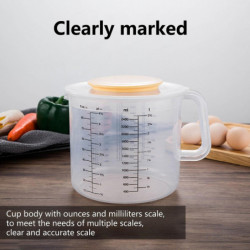 OuZhan 2500ml Measuring Cup Food Grade Large Capacity Good Seal Effect High Accuracy Leakproof